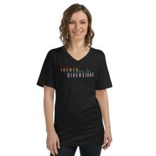Cargar imagen en el visor de la galería, Unisex Short Sleeve V-Neck T-Shirt - solo por numeros de inventario
