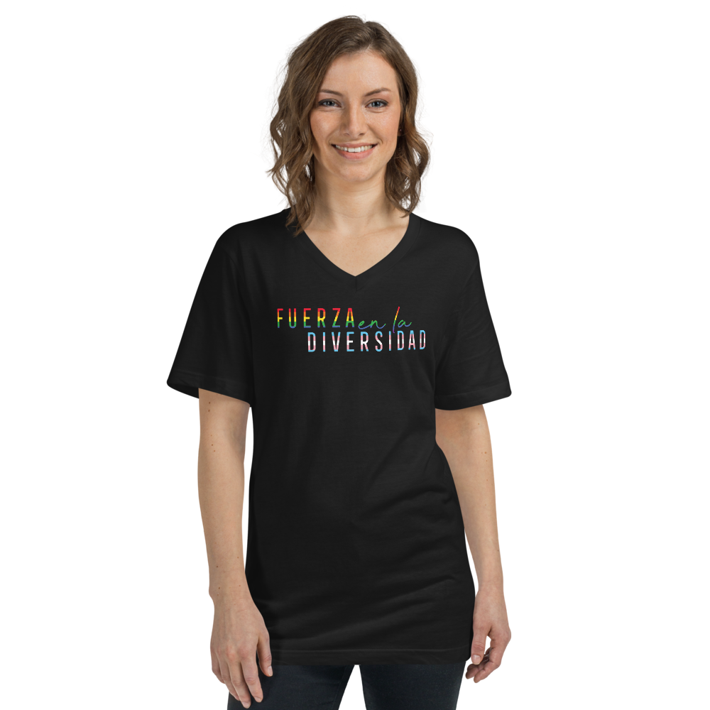 Unisex Short Sleeve V-Neck T-Shirt - solo por numeros de inventario