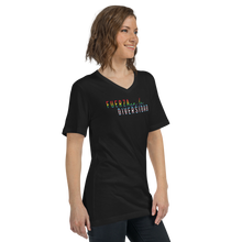 Cargar imagen en el visor de la galería, Unisex Short Sleeve V-Neck T-Shirt - solo por numeros de inventario
